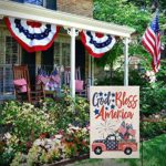 CROWNED-BEAUTY-Memorial-Day-God-Bless-America-Garden-Flag-1218-Inch-Double-Sided-4th-of-July-Independence-Day-Patriotic-American-Veteran-Soldier-Yard-Outdoor-Decor-CF129-12-0-0